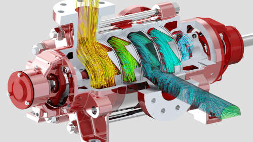 Increase CFD simulation throughput for complete pump systems
