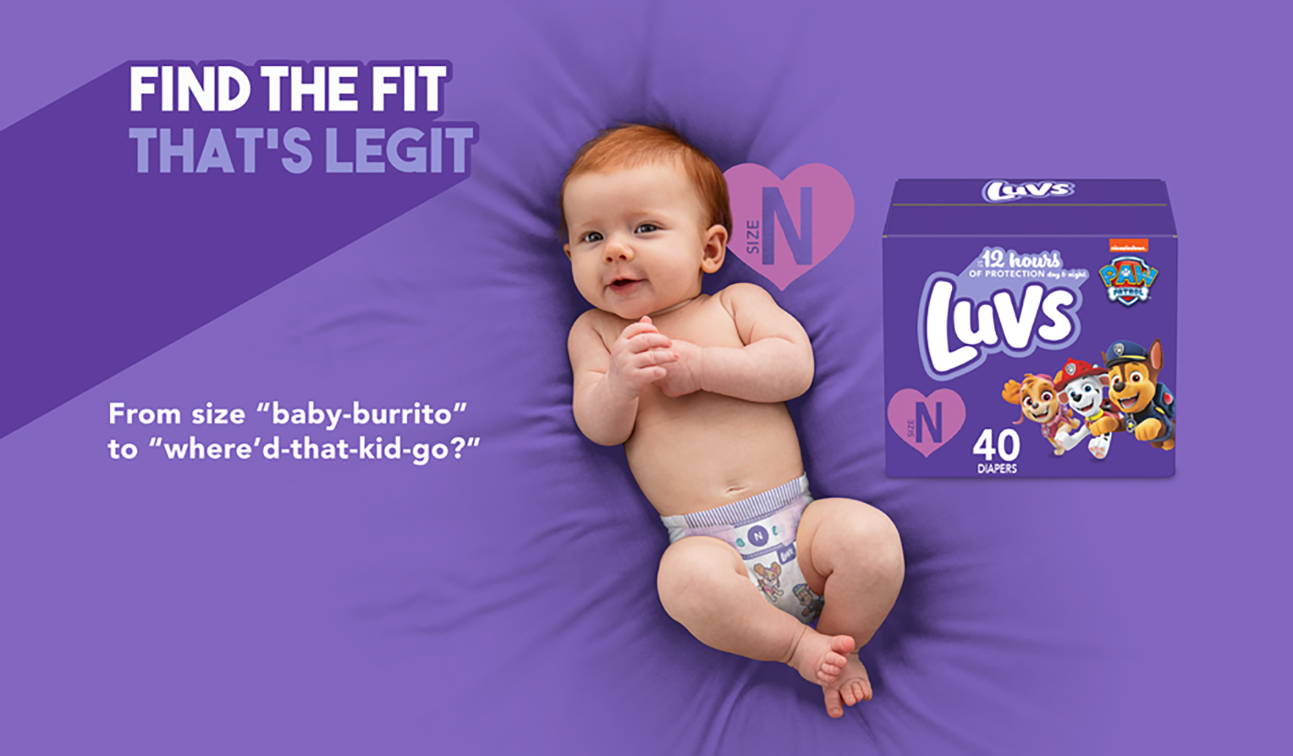 Luvs Baby Diapers Size 4 (22-37 lbs), 112 ct - Fry's Food Stores