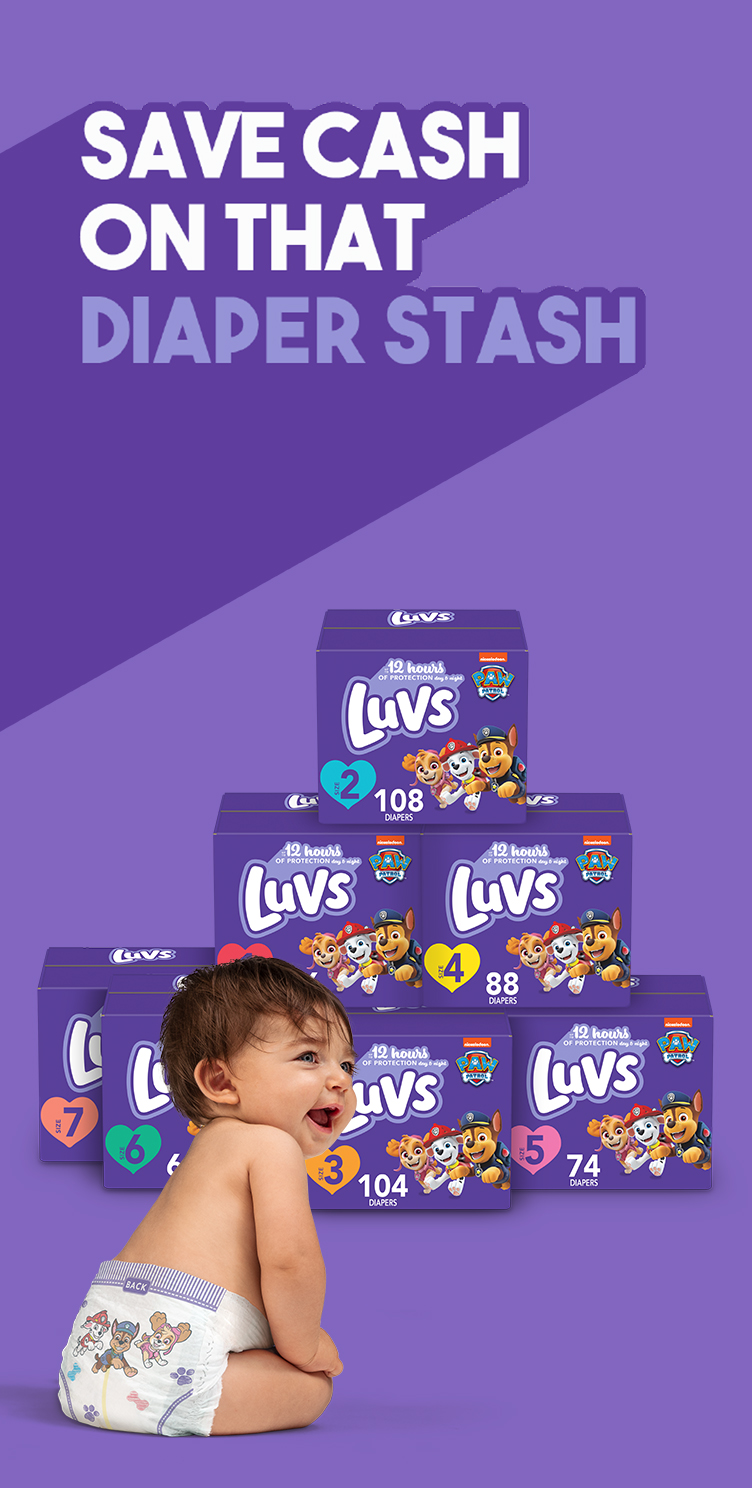 Luvs Size 4 Family Pack 76 ct – BevMo!