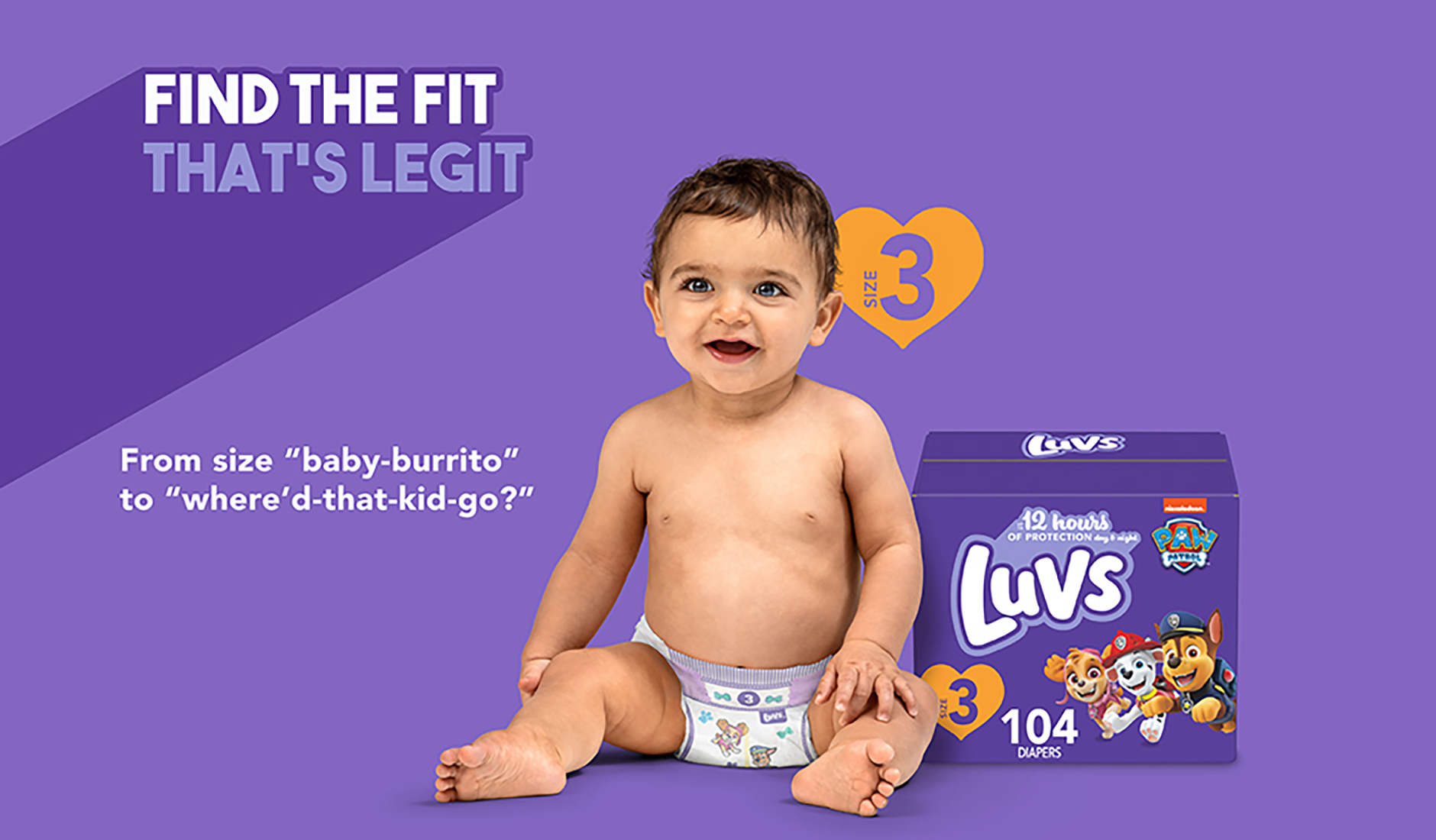 Baby Diapers | Buy Quality Diapers - Luvs Diapers