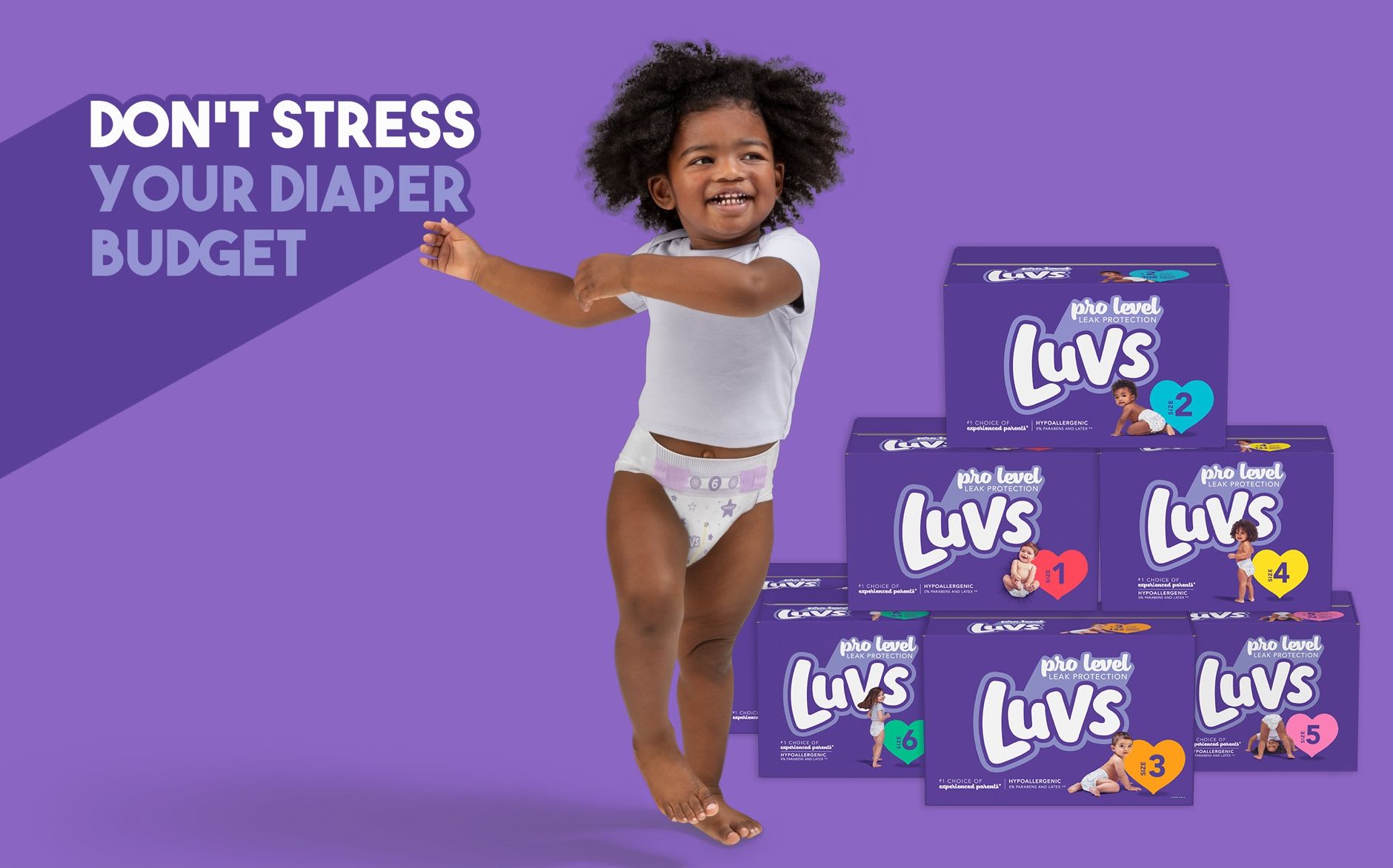 DON'T STRESS YOUR DIAPER BUDGET