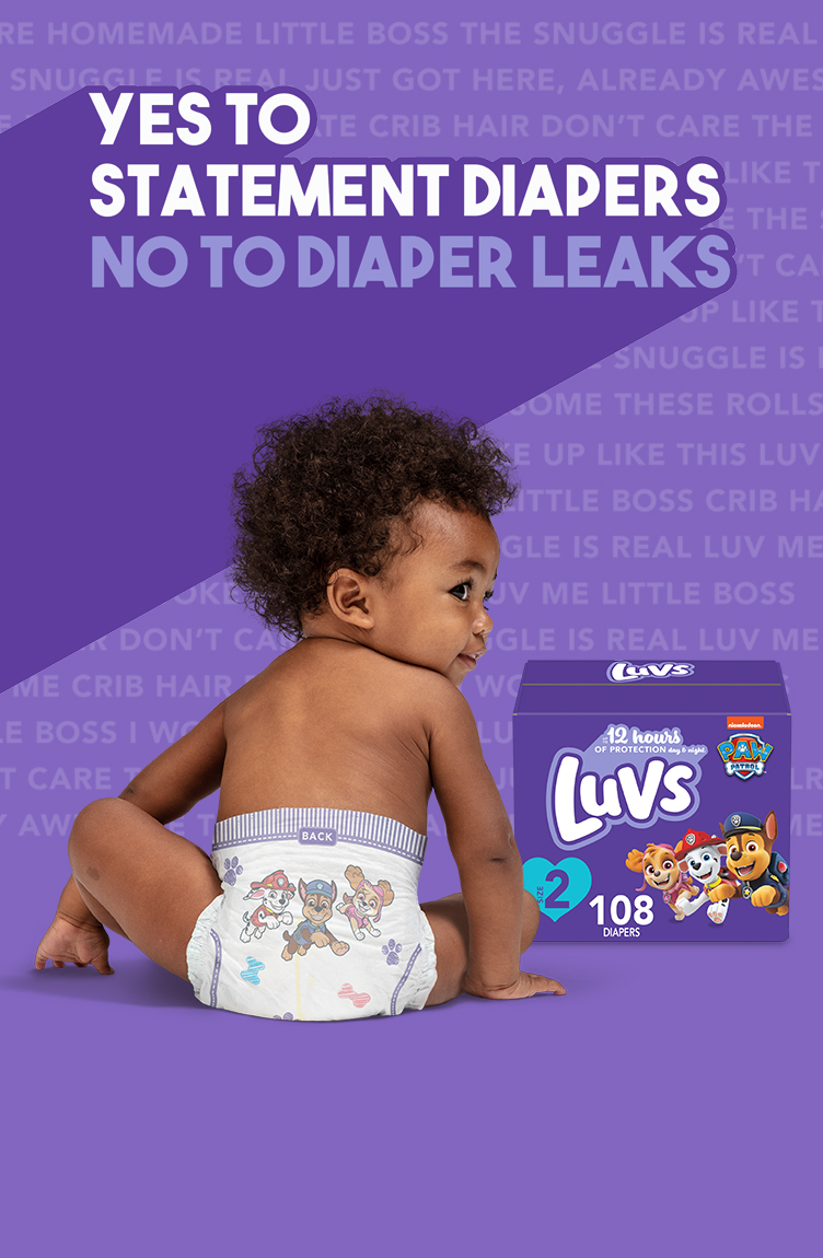 Baby Diapers | Buy Quality Diapers - Luvs Diapers