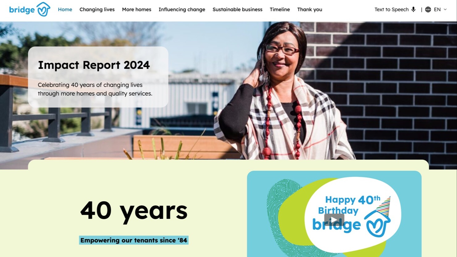 Bridge Housing - Impact Report