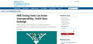 FHIR Testing Tools Can Foster Interoperability Health Data Exchange min