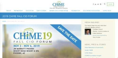 45. CHIME Fall CIO Forum