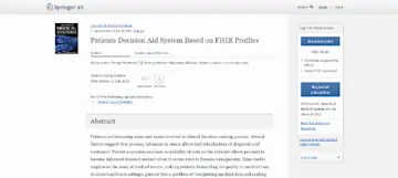 Patients Decision Aid System Based on FHIR Profiles min