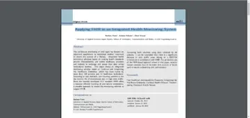 Applying FHIR in an Integrated Health Monitoring System min