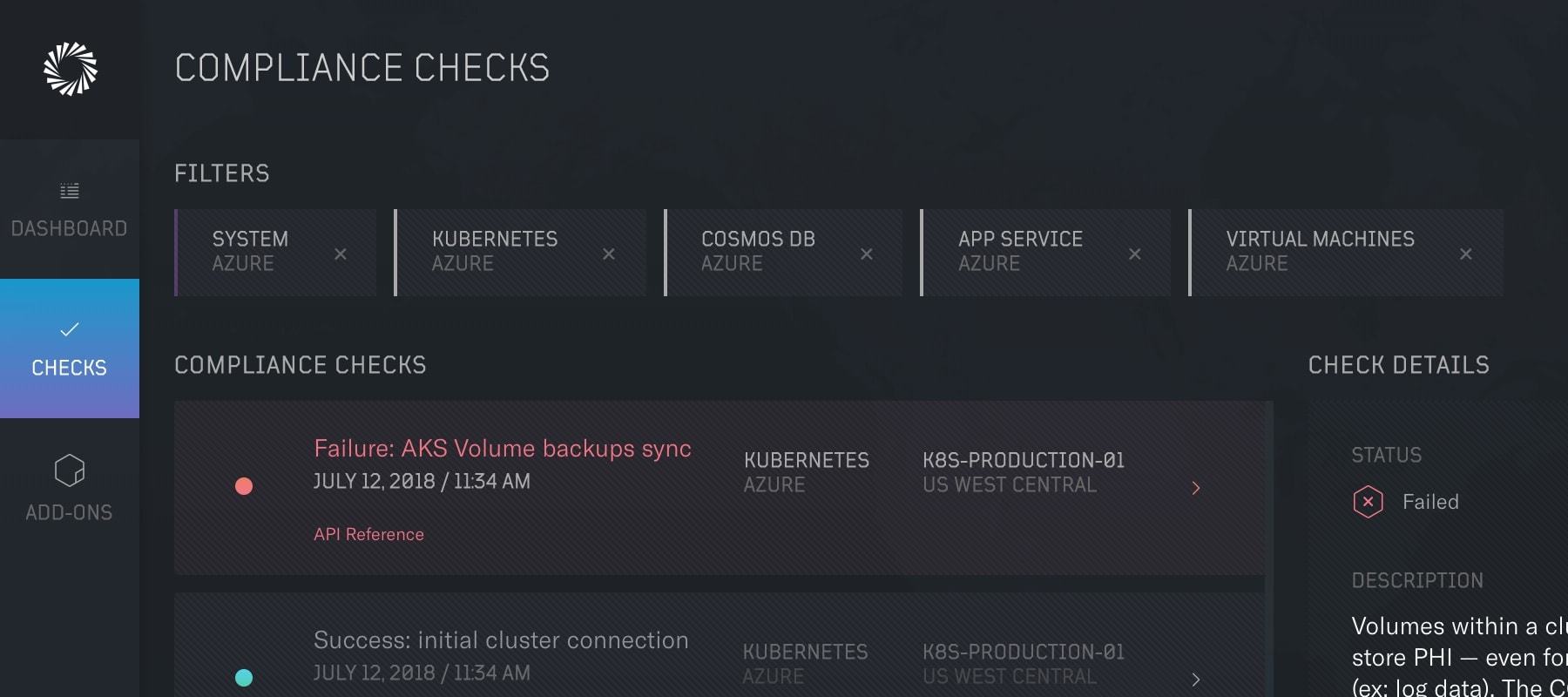 CCMS screenshot