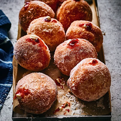 Wildflower Custard and Jam Doughnuts
