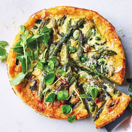 Rice-Crust Summer Quiche