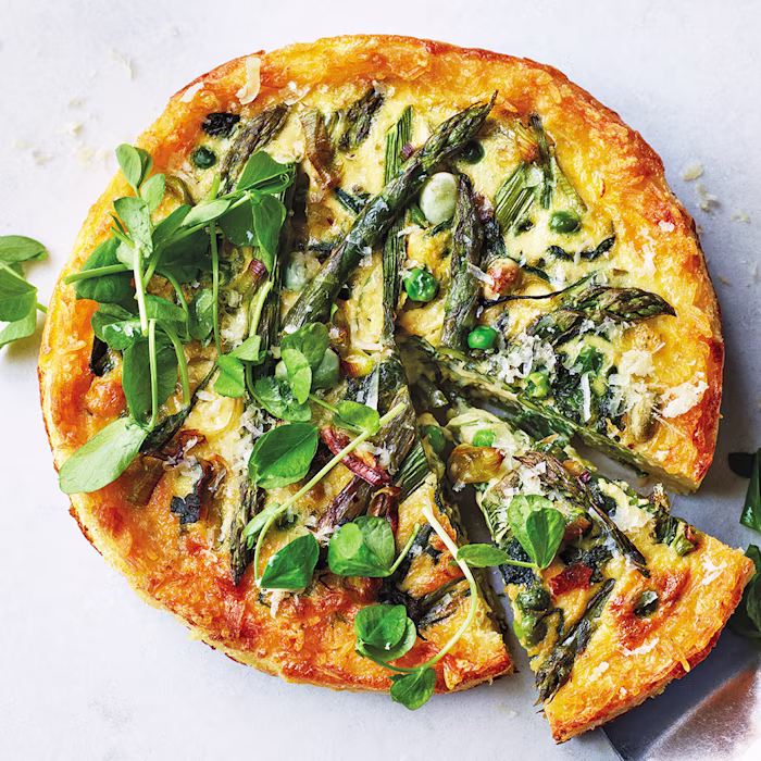 Rice-Crust Summer Quiche