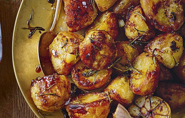 Balsamic and Rosemary Roast Potatoes