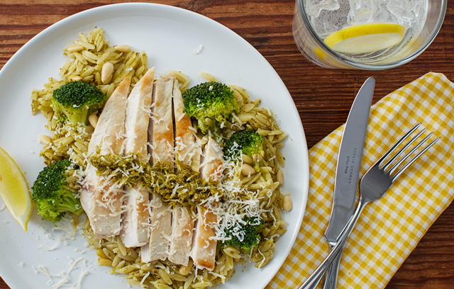 Chicken and Broccoli Orzo