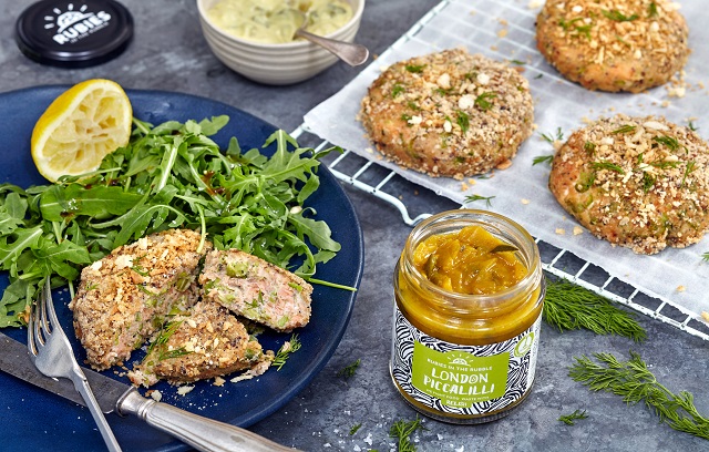 Minty Pea and Salmon Fishcakes