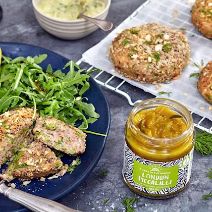 Minty Pea and Salmon Fishcakes