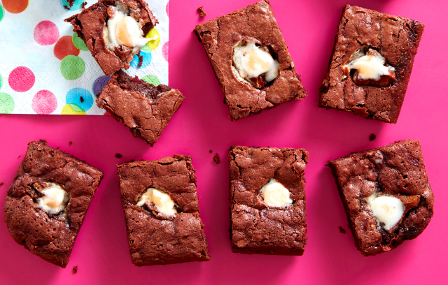 Cadbury Creme Egg Tray Brownies