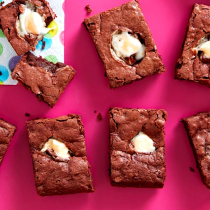 Cadbury Creme Egg Tray Brownies