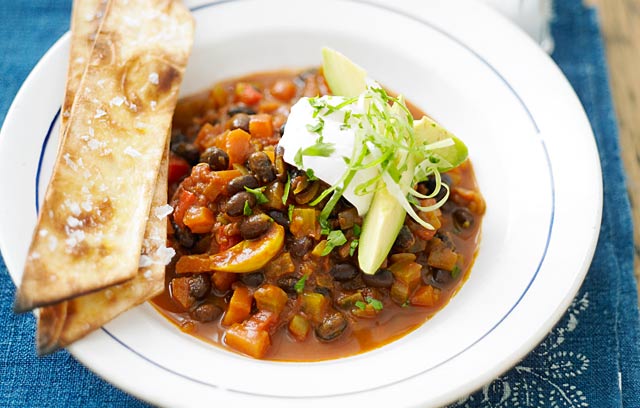 Black Bean Chilli Pot