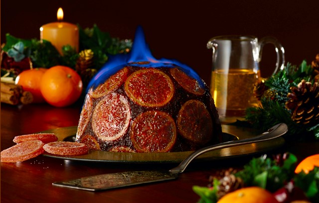 Spiced Clementine Christmas Pudding