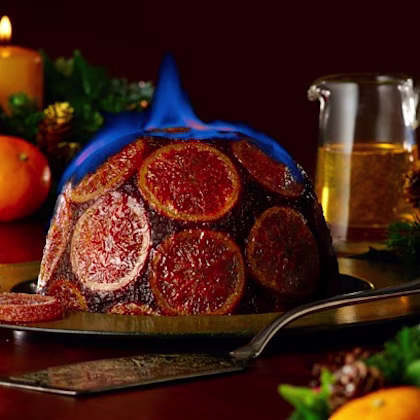 Spiced Clementine Christmas Pudding