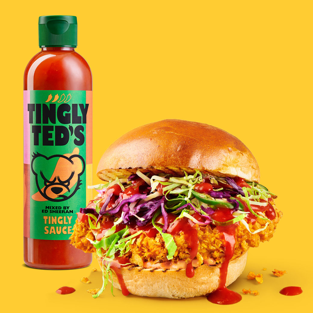 Ted's Tingly Spicy Chicken Burger