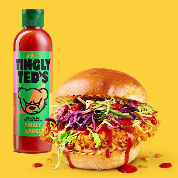 Ted's Tingly Spicy Chicken Burger
