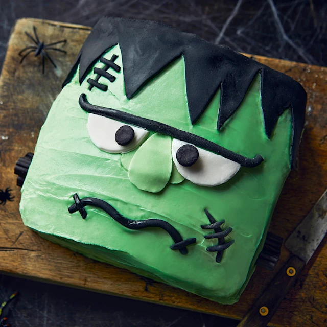 Frankenstein’s Monster Head Cake