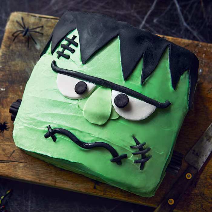 Frankenstein’s Monster Head Cake