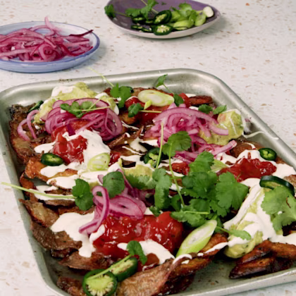 Potato Skin Nachos