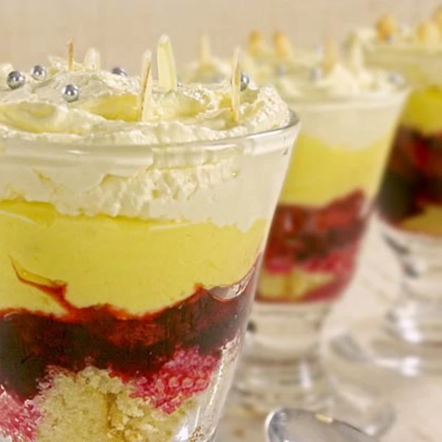 Black Cherry Madeleine Trifle