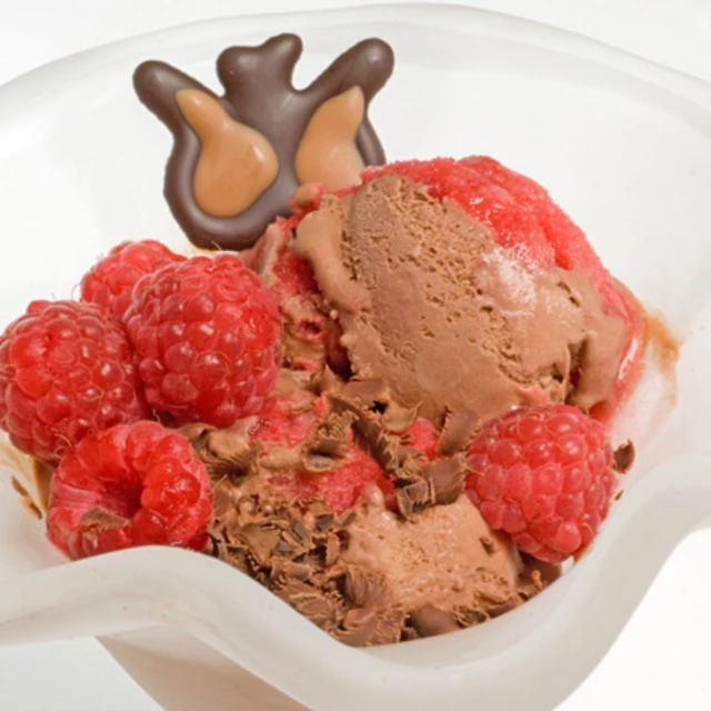 Cheat's Chocolate and Raspberry Ripple Ice Cream