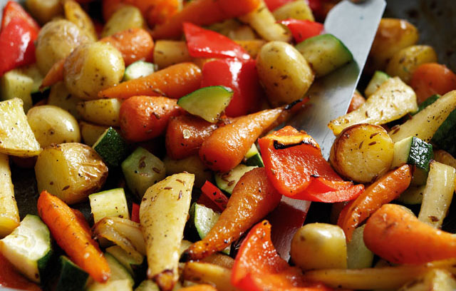 Honey Glazed Roasted Vegetables