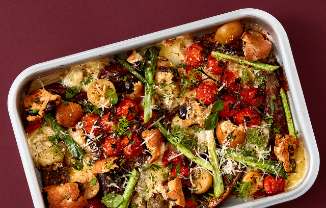 Spiced Aubergine Traybake