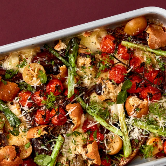 Spiced Aubergine Traybake