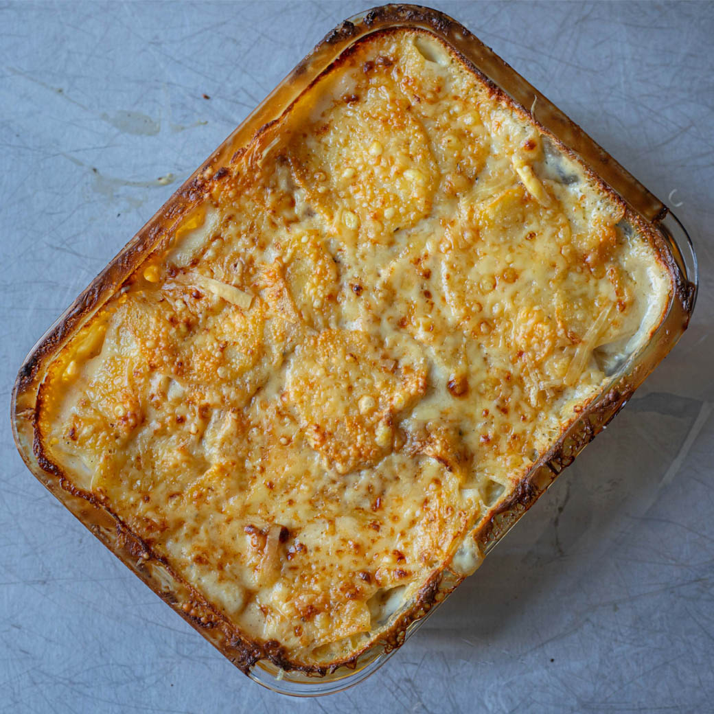 Roasted Garlic Dauphinoise