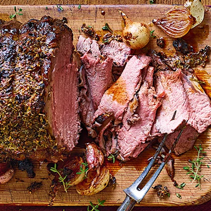 Slow-roasted Peppered Ribeye