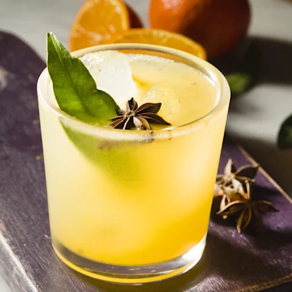 Blood Orange Kombucha Spritz