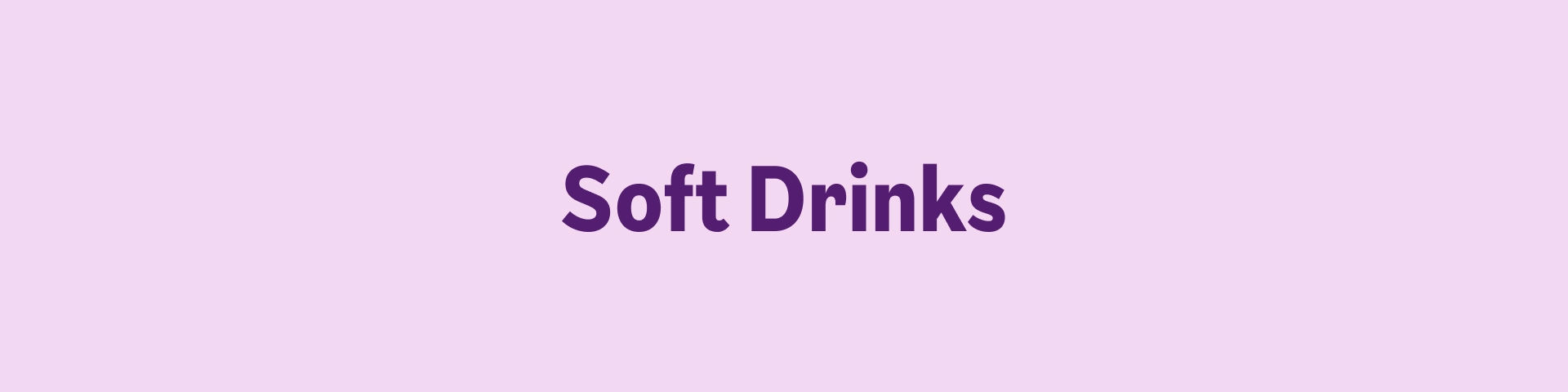 Soft Drinks