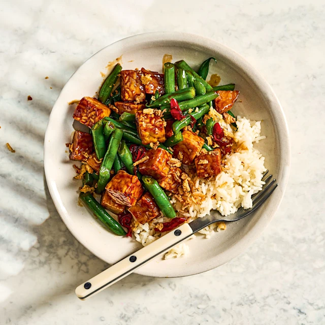 Sticky Tempeh Stir-fry