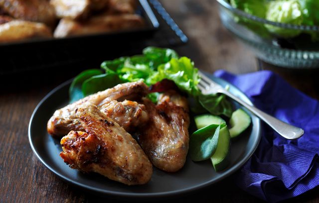 Lemon and Garlic Chicken Wings