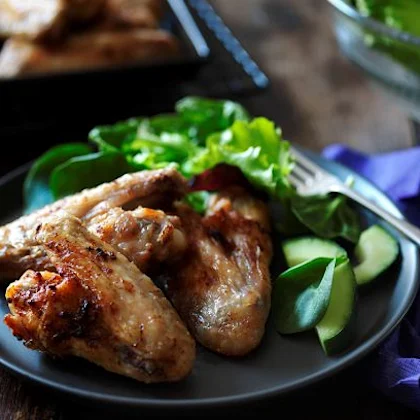 Lemon and Garlic Chicken Wings