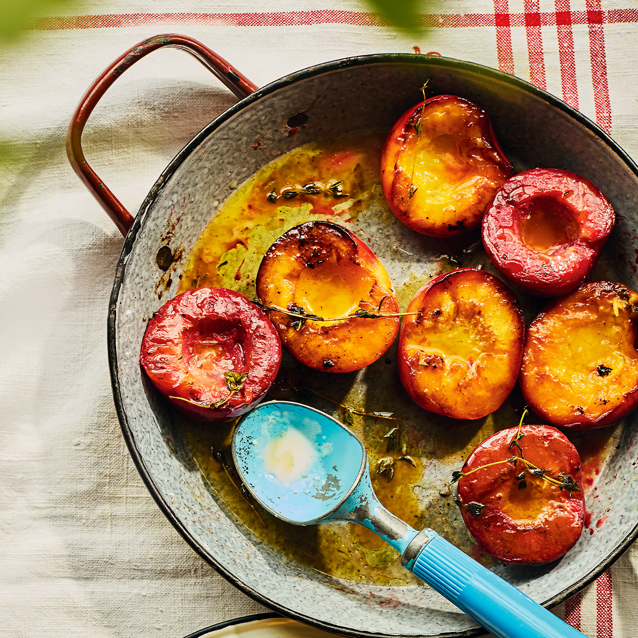 Maple-butter Stone Fruit with Thyme