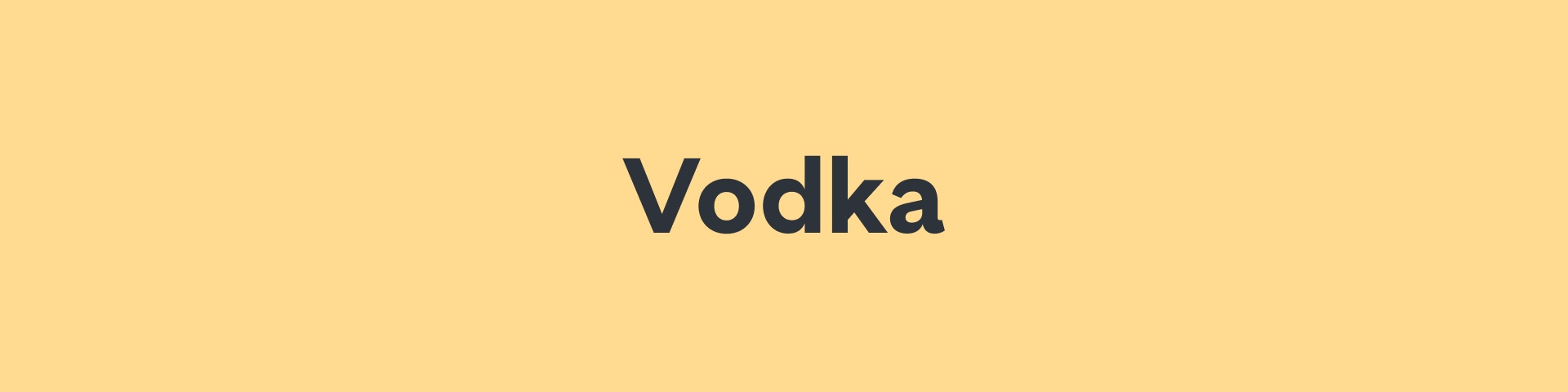 Vodka