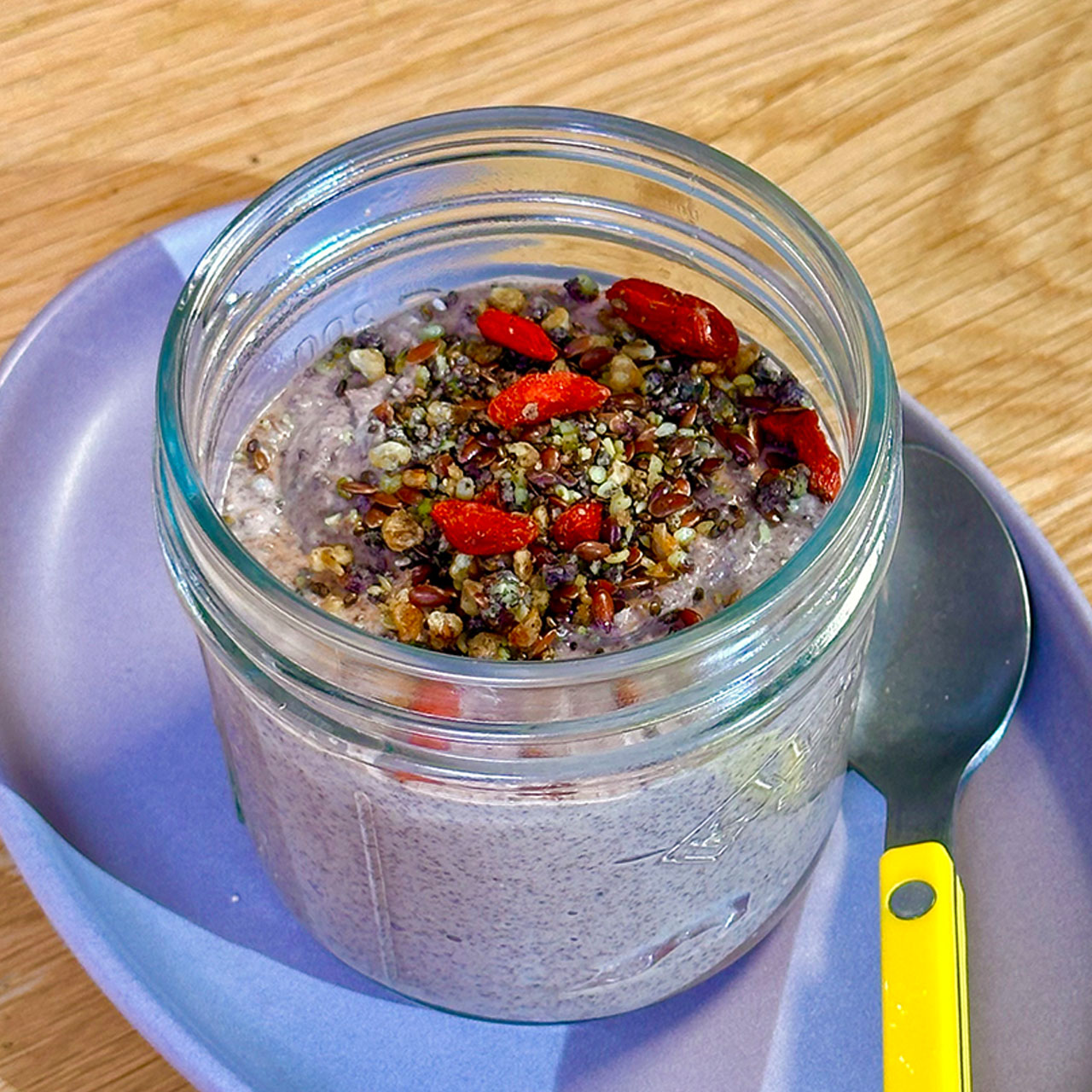 Chocolate Peanut Butter Chia Pots