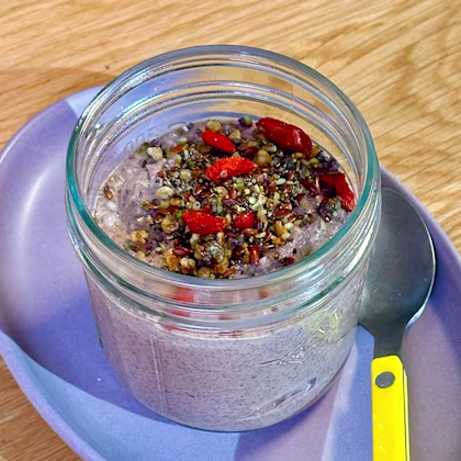 Chocolate Peanut Butter Chia Pots