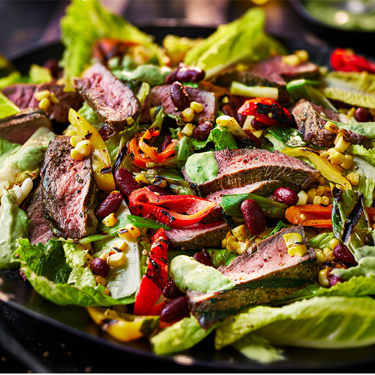 Chipotle Steak and Avo Salad