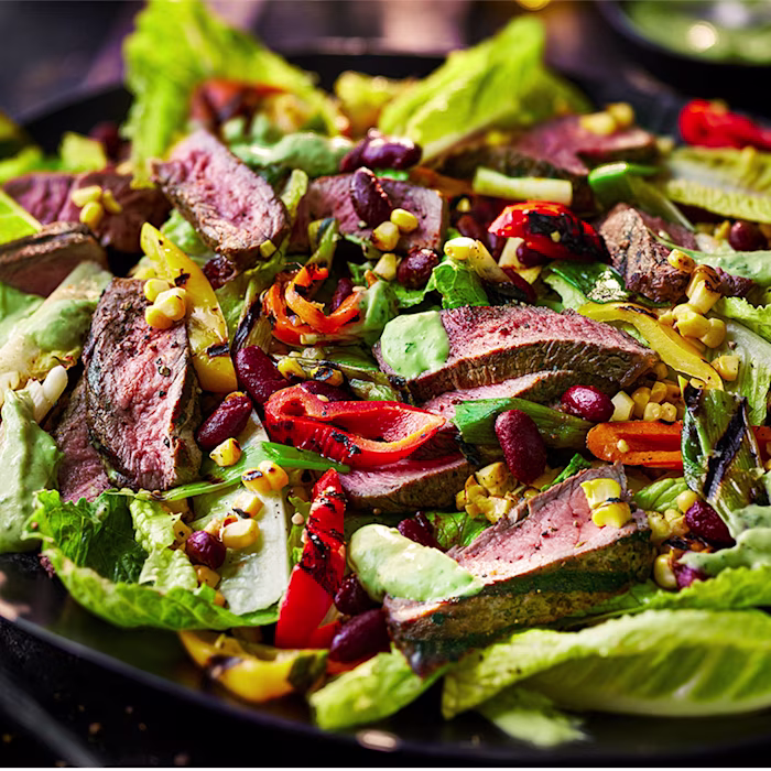 Chipotle Steak and Avo Salad