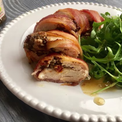 Chicken with Pancetta, Tapenade and Mascarpone