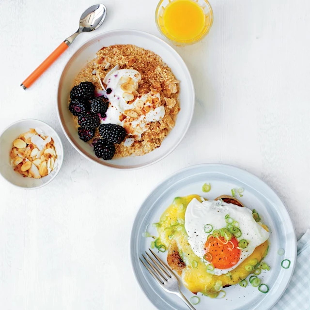 Egg and Spicy Cheese on Toast