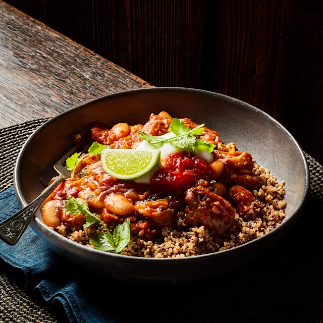 Smoky Aubergine and Butter Bean Curry